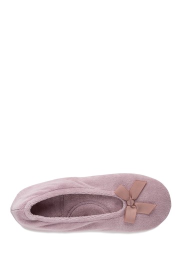 Totes Isotoner Ladies Terry Ballerina Slippers