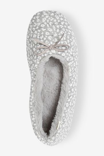 Animal Print Ballet Slippers