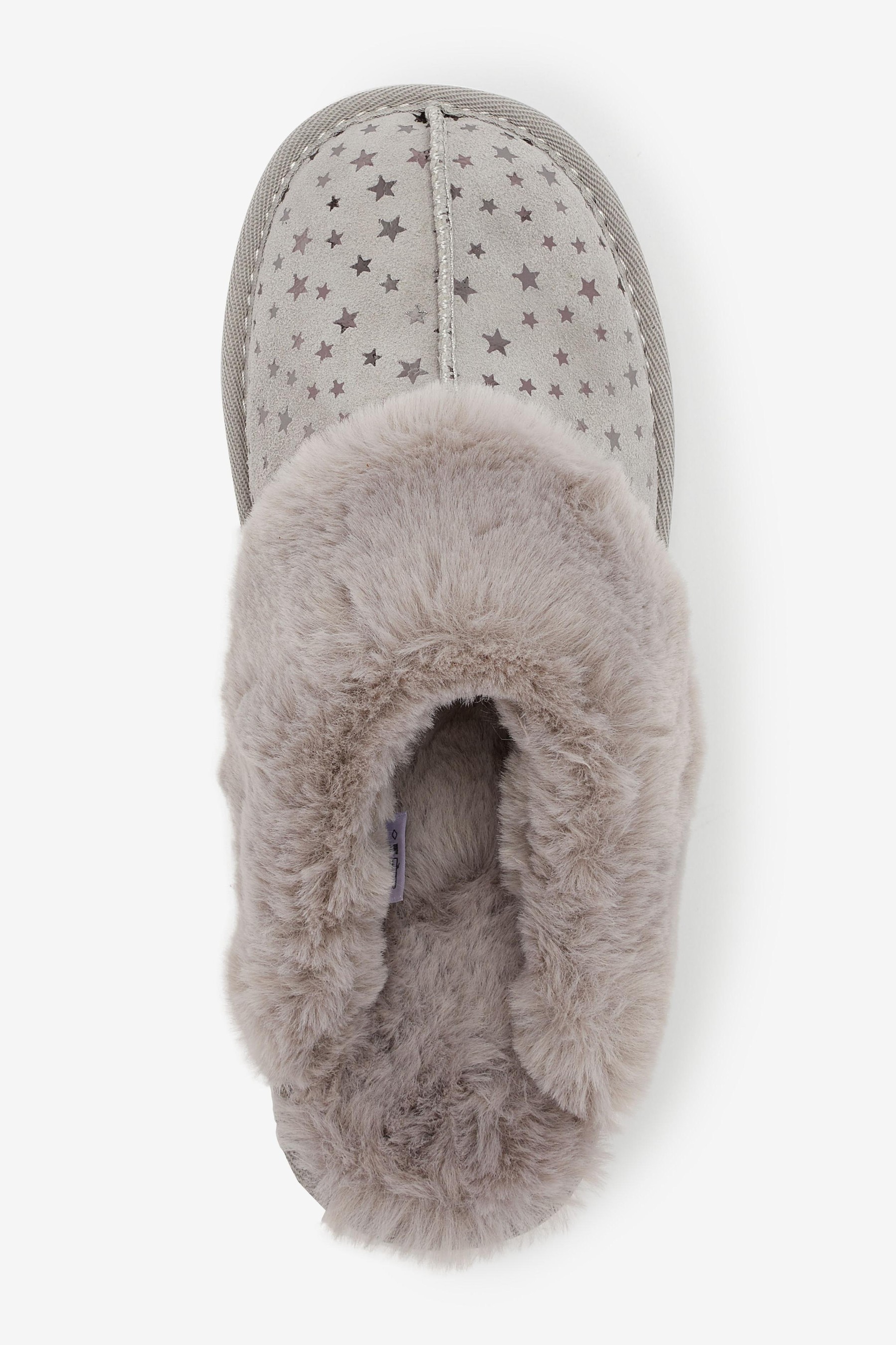 Suede Mule Slippers