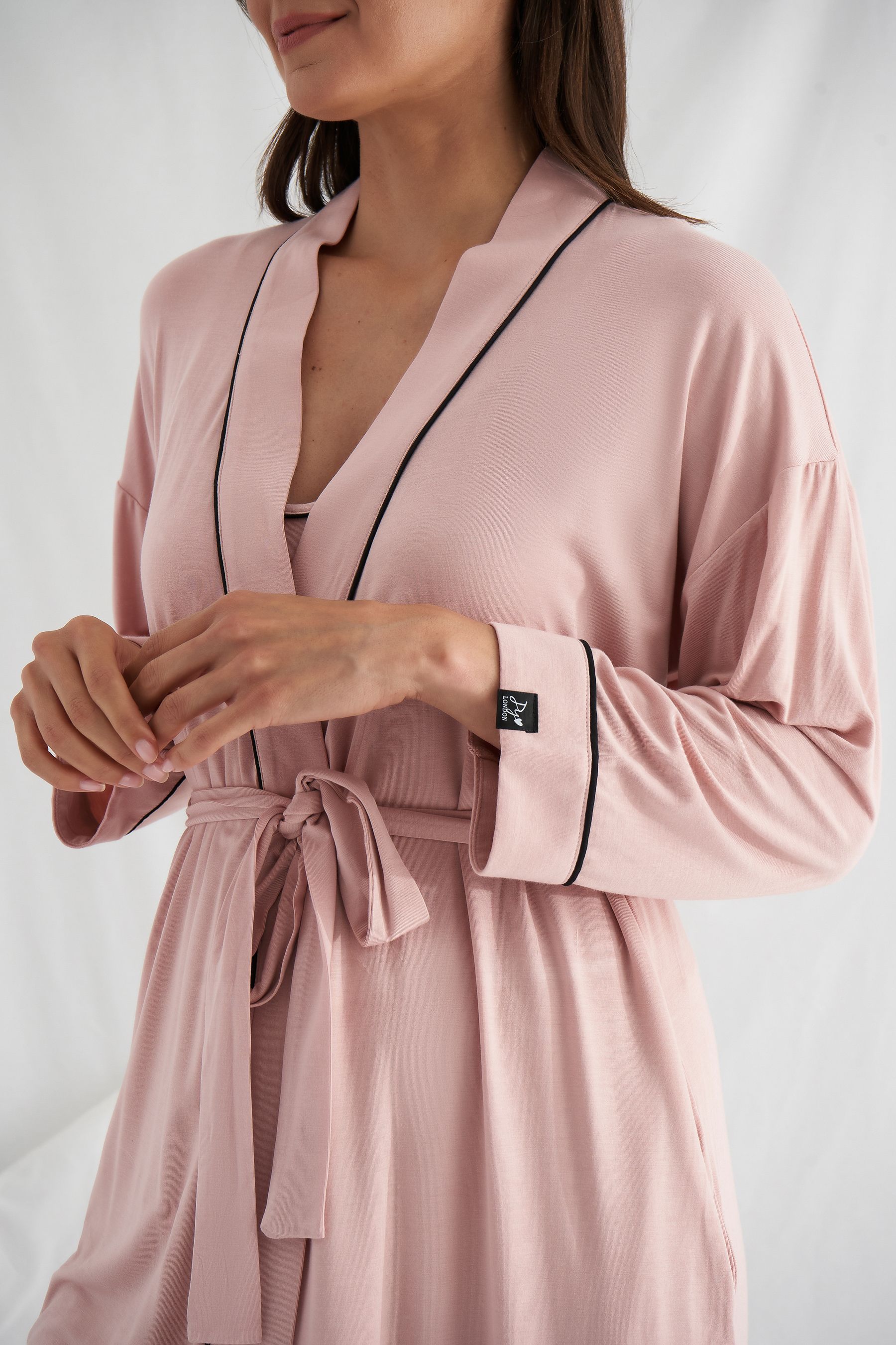 Pretty You London Bamboo Kimono Dressing Gown