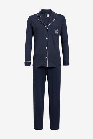 Lauren Ralph Lauren® Navy Blue Modal Pyjama Set