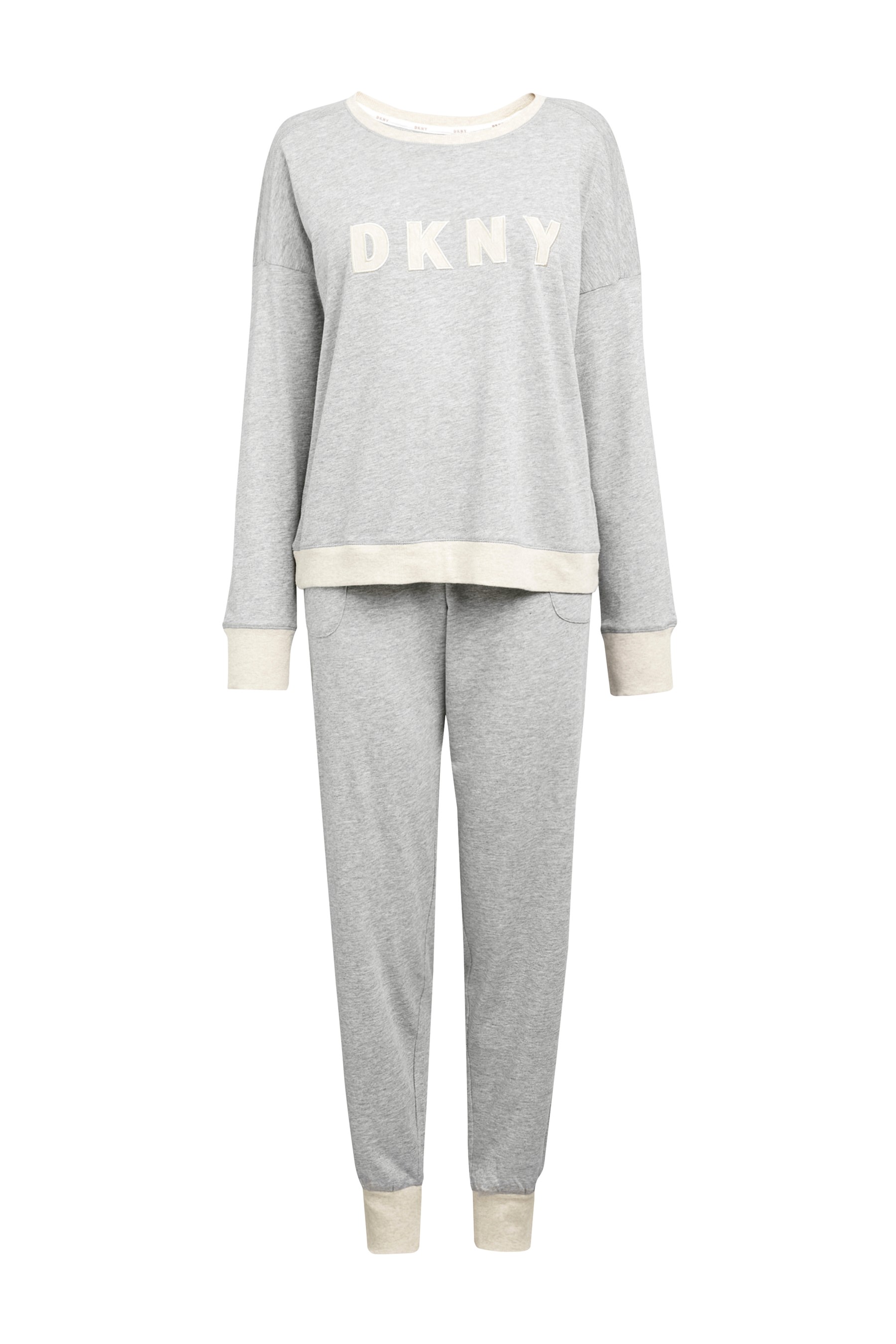 طقم بيجامة DKNY Signature Top And Joggers