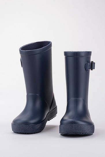 Igor Navy Blue Splash Euri Wellies