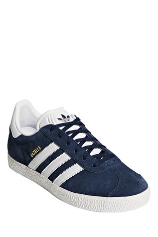 adidas Originals Navy/White Gazelle Trainers