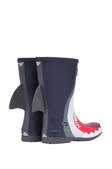 Joules Shark Print Wellies