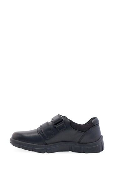 Start-Rite Origin Black Leather Double Strap Shoes