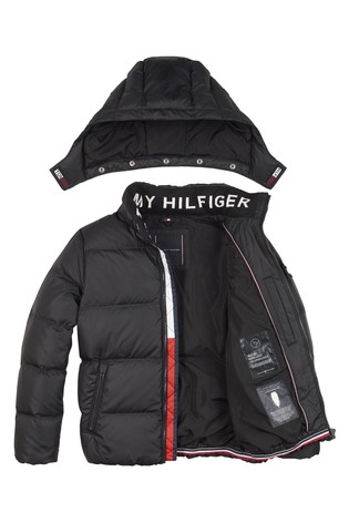 Tommy Hilfiger Black Essential Down Jacket