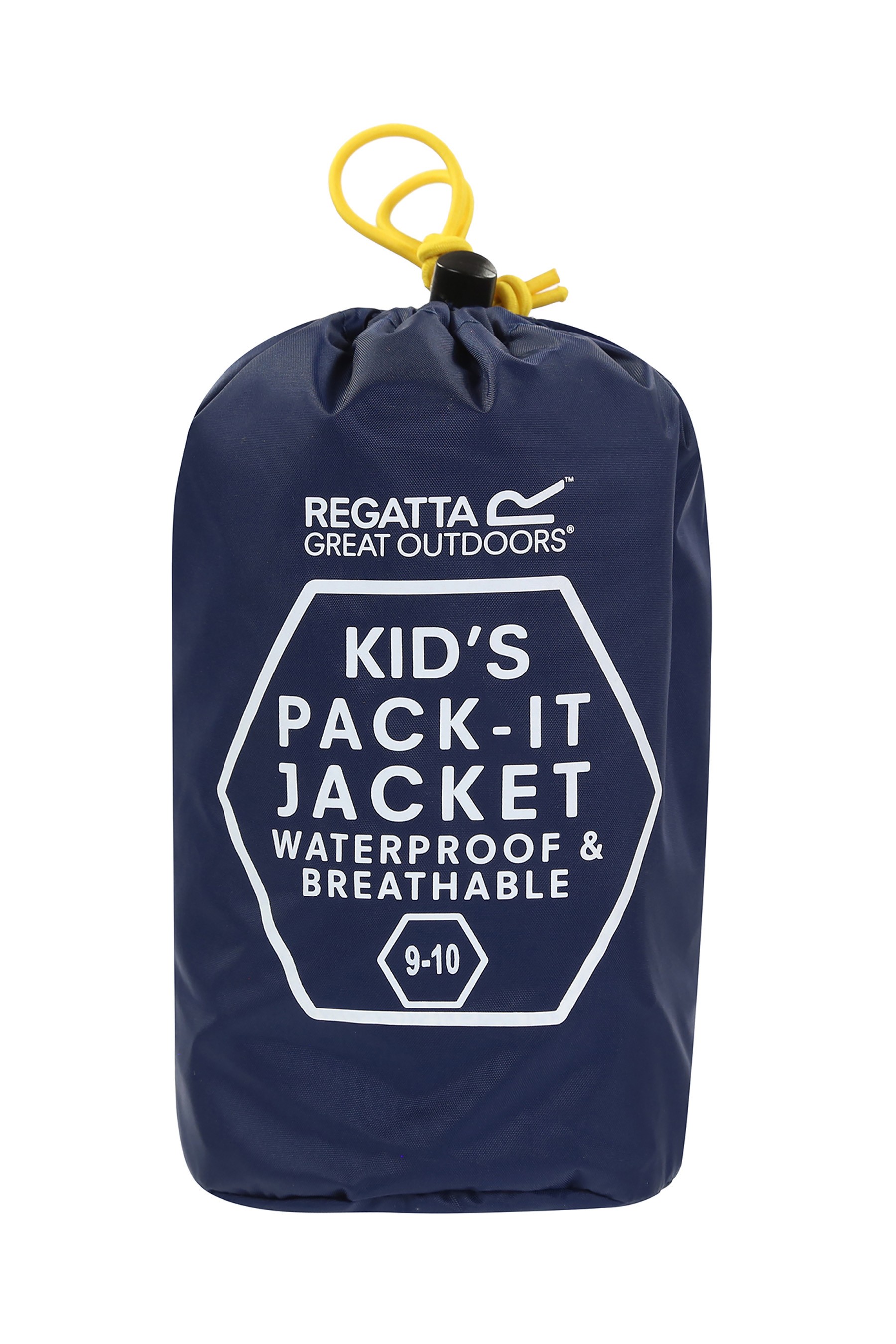 Regatta Pink Kids Pack It Waterproof & Breathable Puddle Jacket