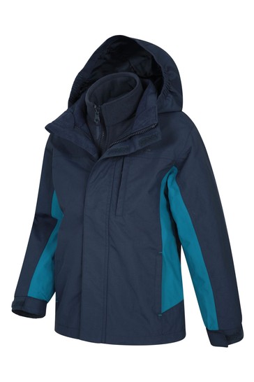 Mountain Warehouse Cannonball 3 In 1 Kids Waterproof Jacket