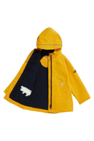 Töastie® Kids Fisherman Yellow Waterproof Raincoat