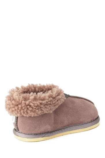 Celtic & Co Kids Pink Sheepskin Slippers