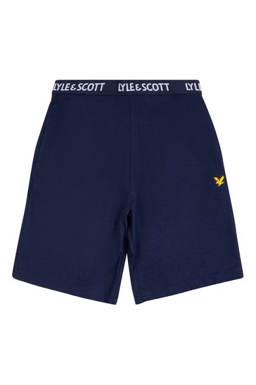 Lyle & Scott Blue Lounge Shorts 2 Pack