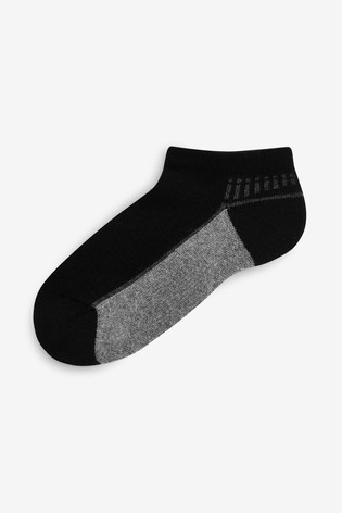 5 Pack Cushioned Footbed Sports Trainer Socks