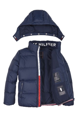 جاكيت أساسي أزرق من Tommy Hilfiger