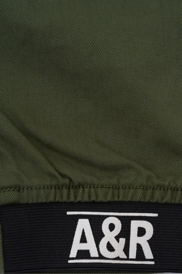 Angel & Rocket Green Gabriel Sporty Branded Joggers