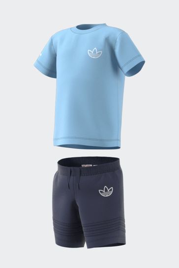 adidas Sport Collection T-Shirt And Shorts Set