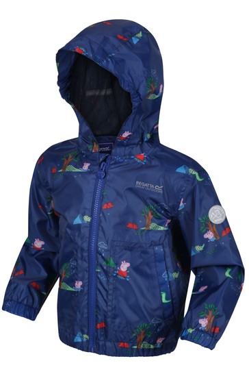 Regatta Blue Peppa Pig™ Muddy Puddle Waterproof Jacket