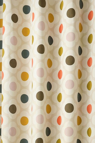 Orla Kiely Spot Flower Blackout Eyelet Curtains