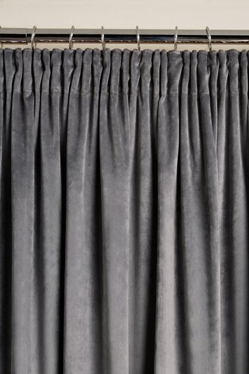 Matte Velvet Curtains Pencil Pleat Blackout/Thermal