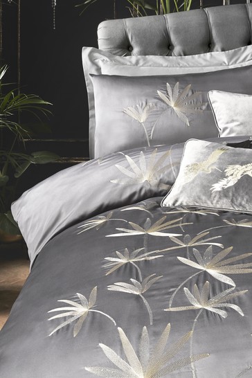 Laurence Llewelyn-Bowen Luxor Luxury Embroidered Duvet Cover and Pillowcase Set