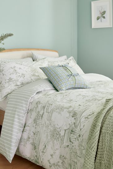 Helena Springfield Emeline Cotton Duvet Cover and Pillowcase Set