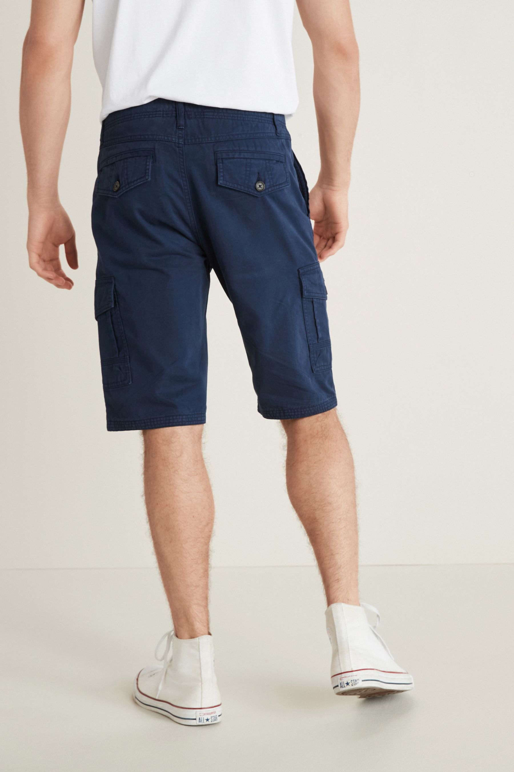 Premium Laundered Cargo Shorts Regular Length