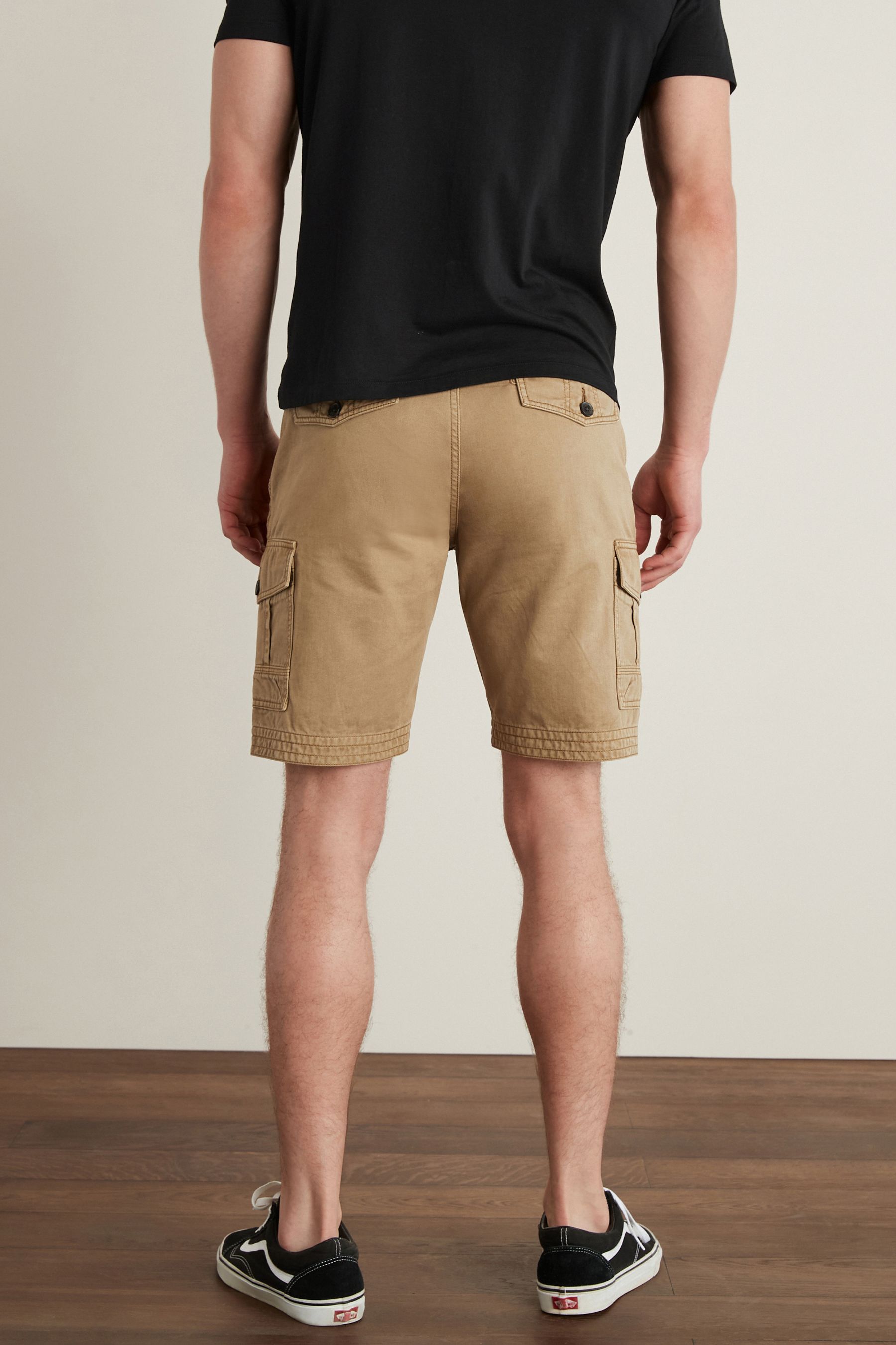 Premium Laundered Cargo Shorts Regular Length