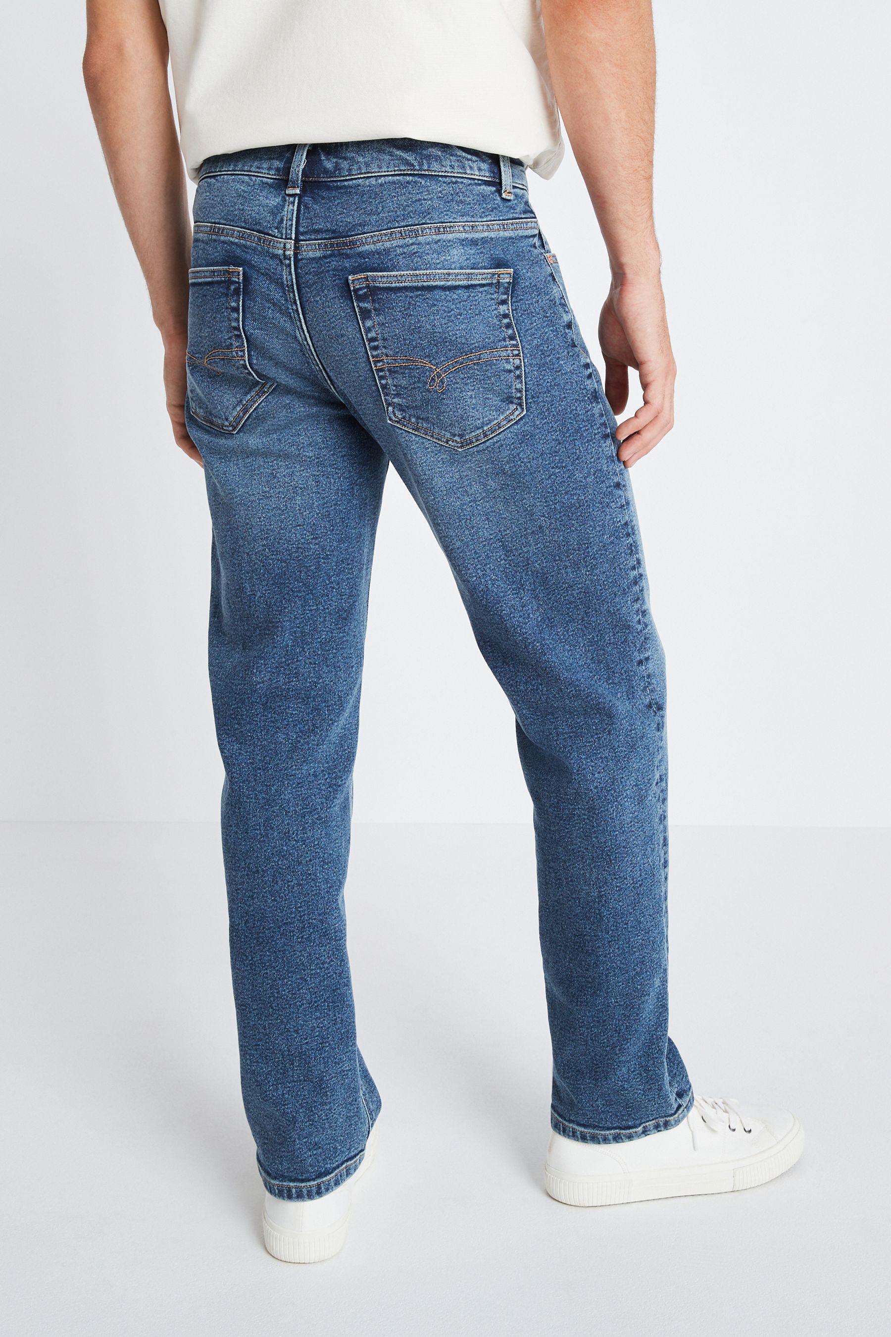 Authentic Stretch Jeans Straight Fit