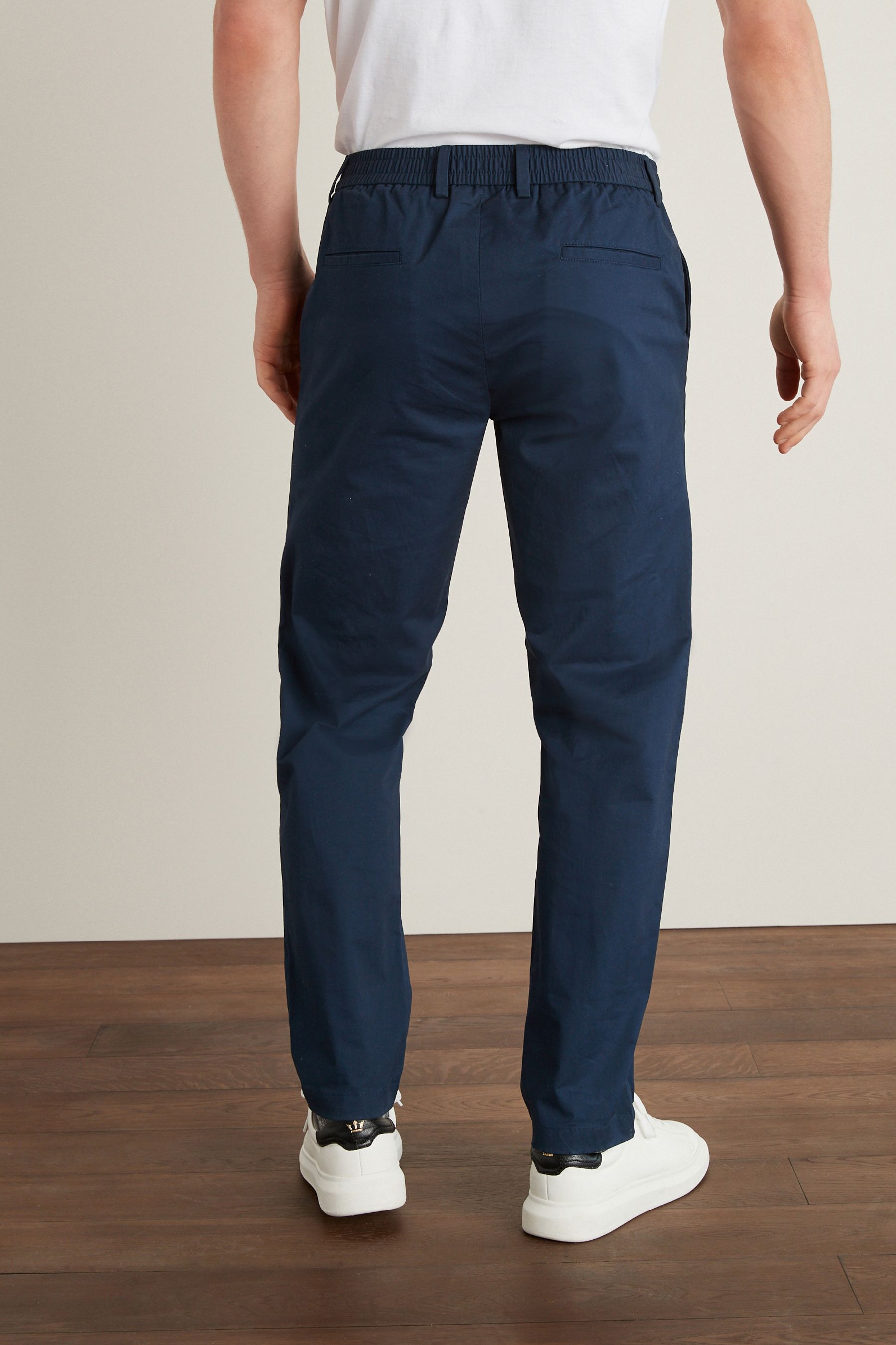 Stretch Chino Trousers Straight Fit