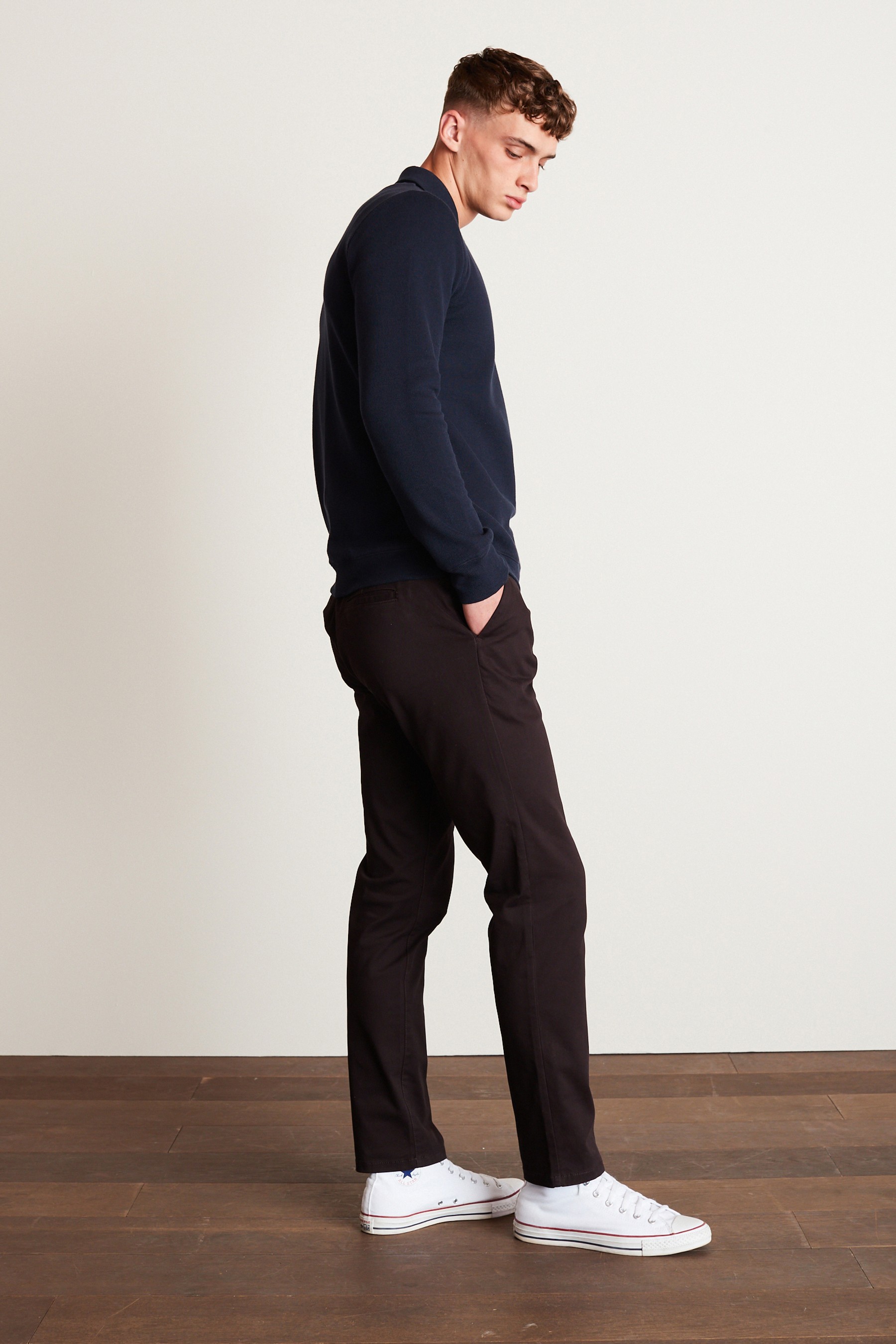 Stretch Chino Trousers Slim Fit