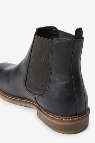 Waxy Finish Chelsea Boots