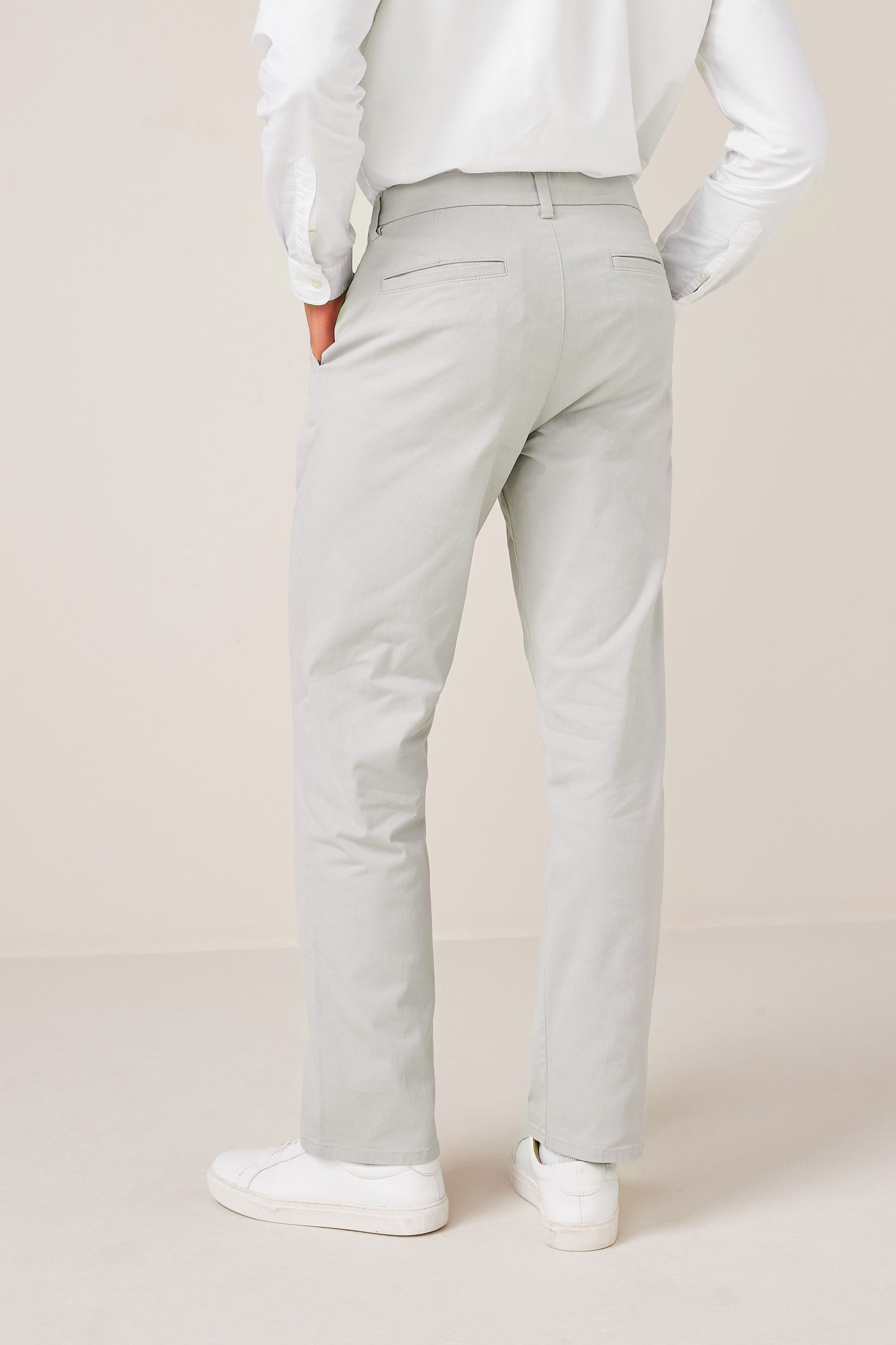 Stretch Chino Trousers Relaxed Fit