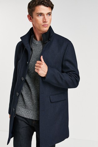 Funnel Neck Coat