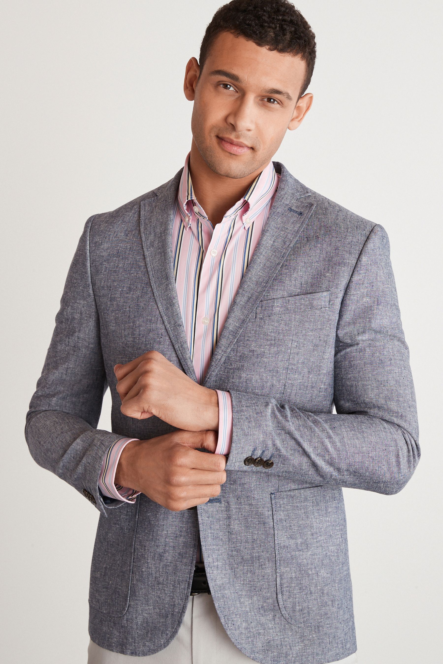 Linen Blend Blazer