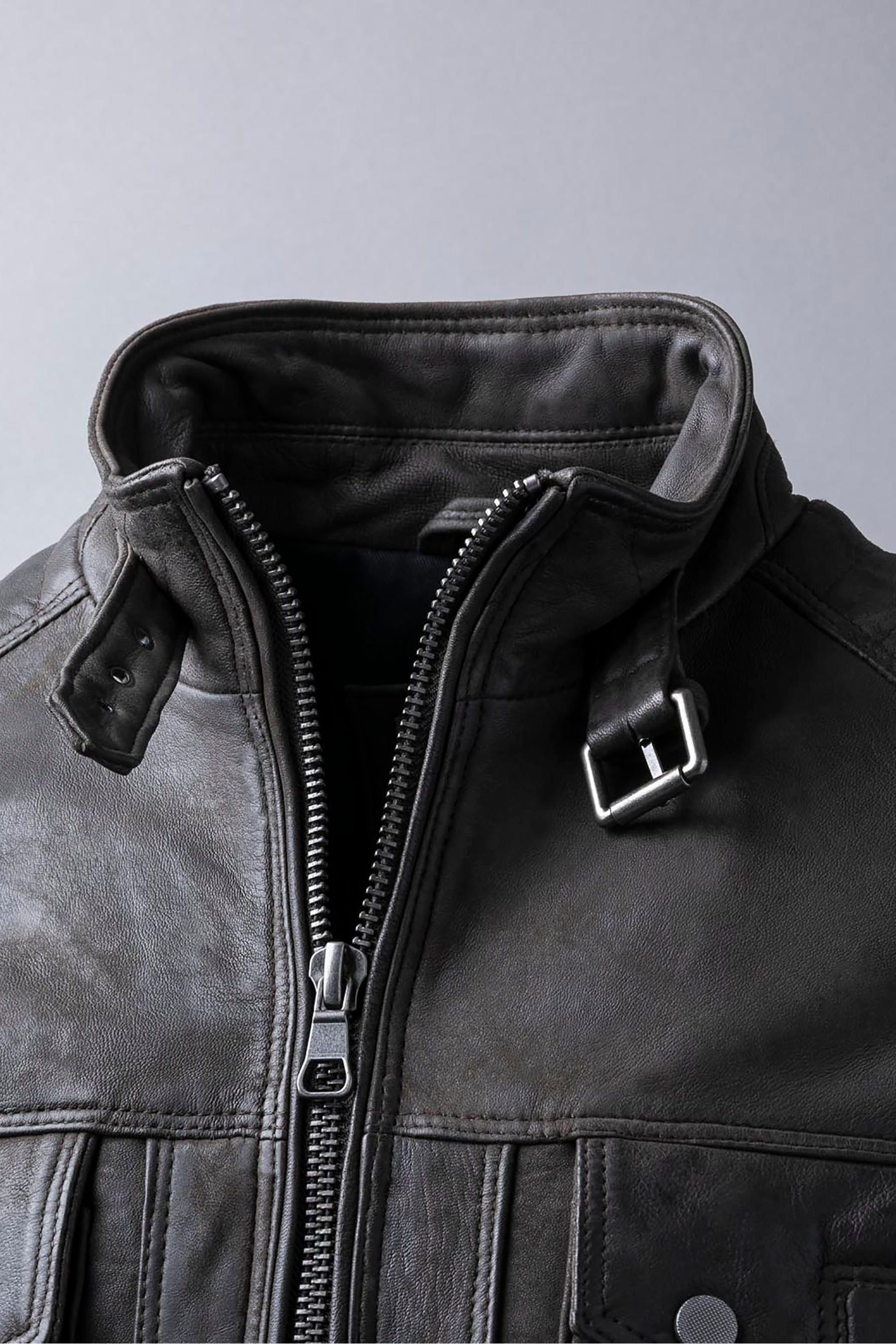 Lakeland Leather Wansfell Leather Biker Jacket