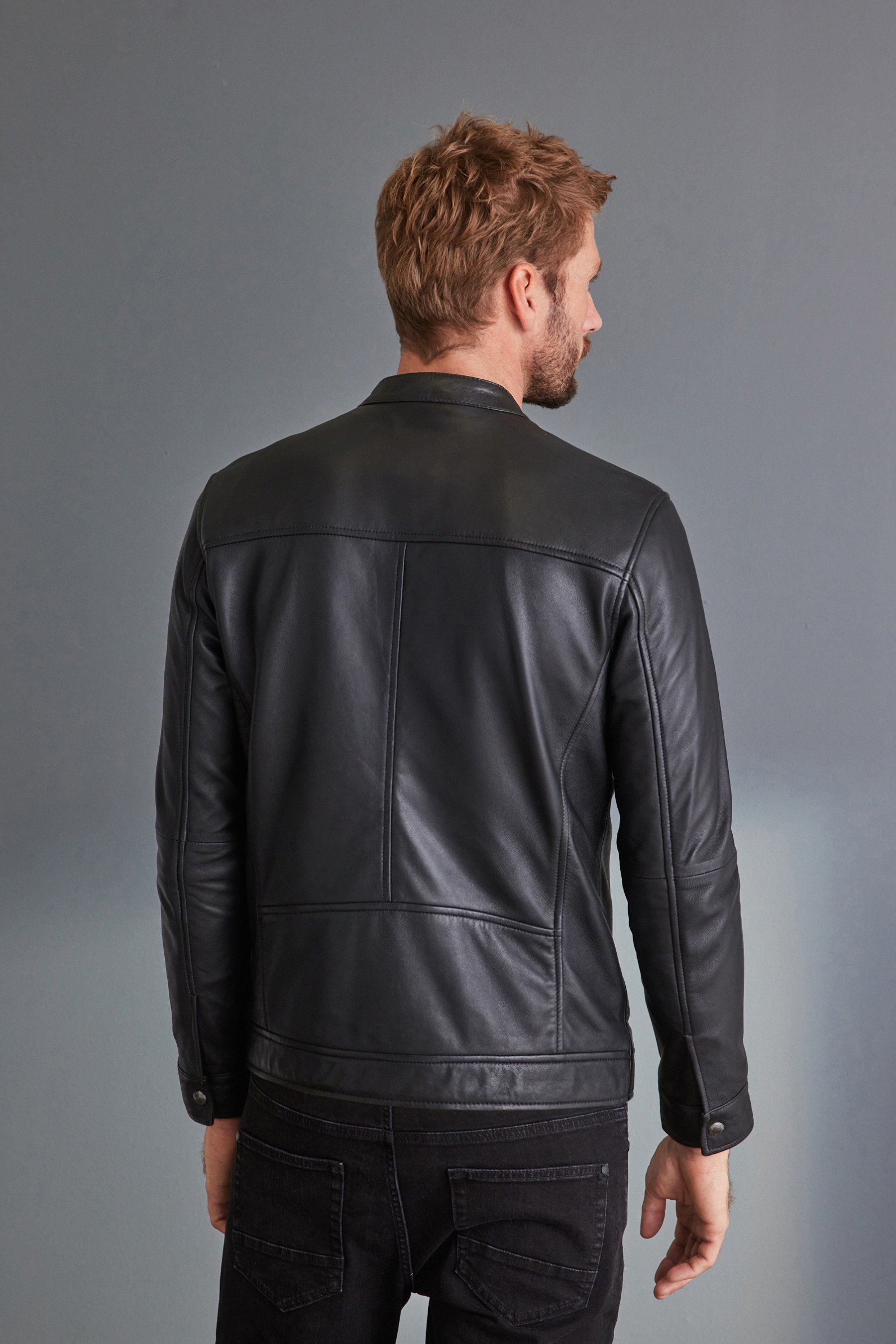 Signature Black Leather Jacket