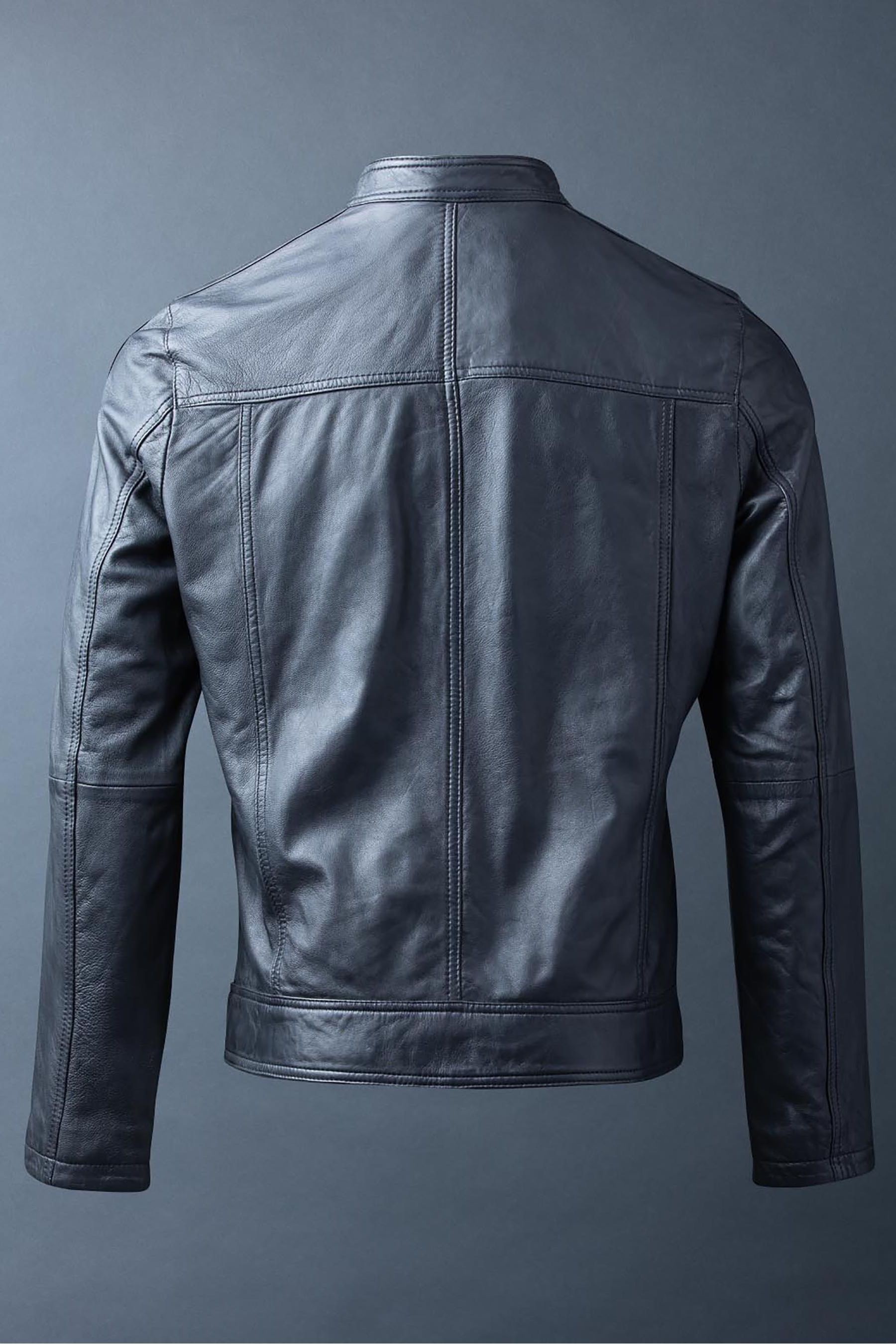 Lakeland Leather Eamont Graphite Grey Leather Jacket