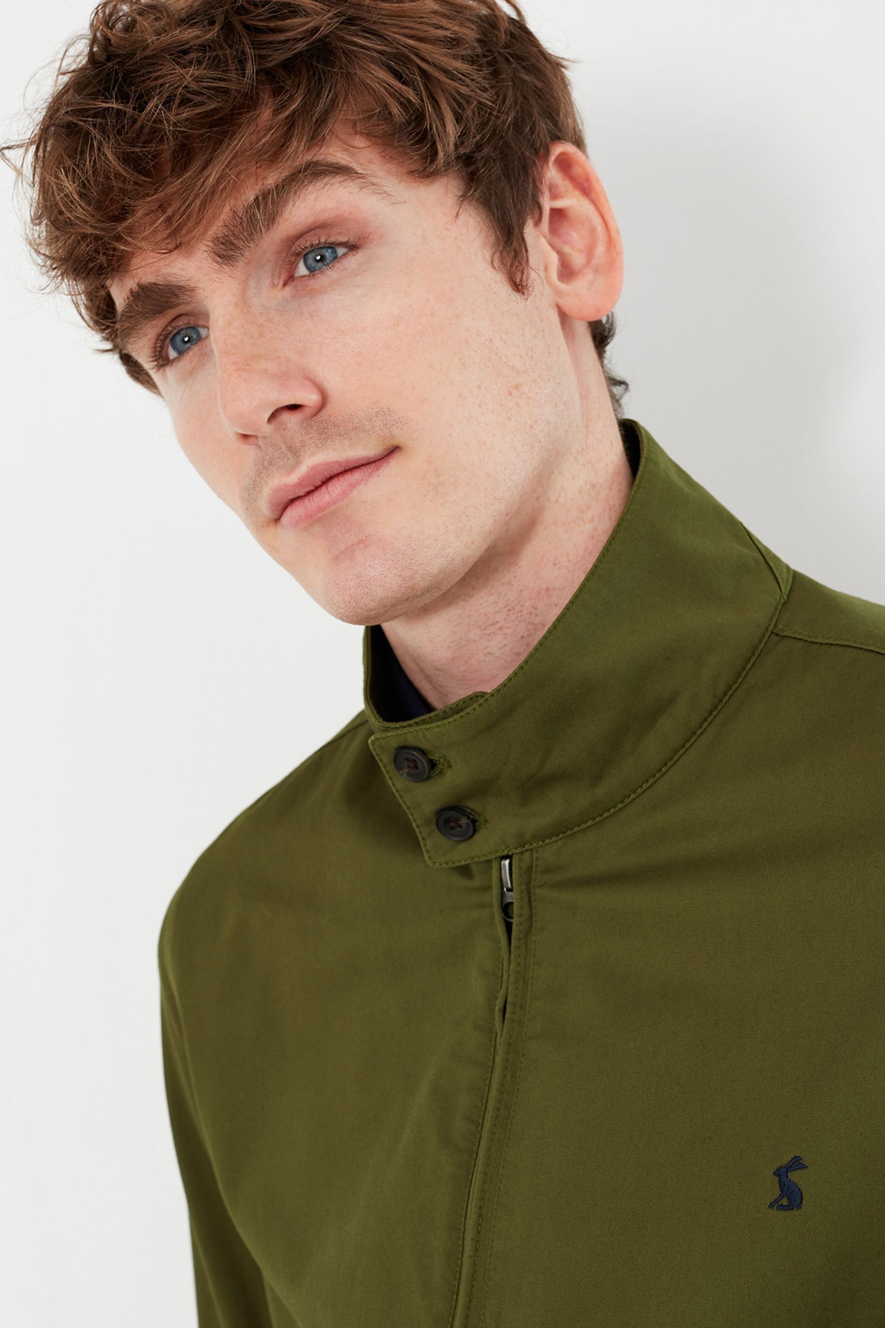 Joules Green Cotton Harrington Jacket