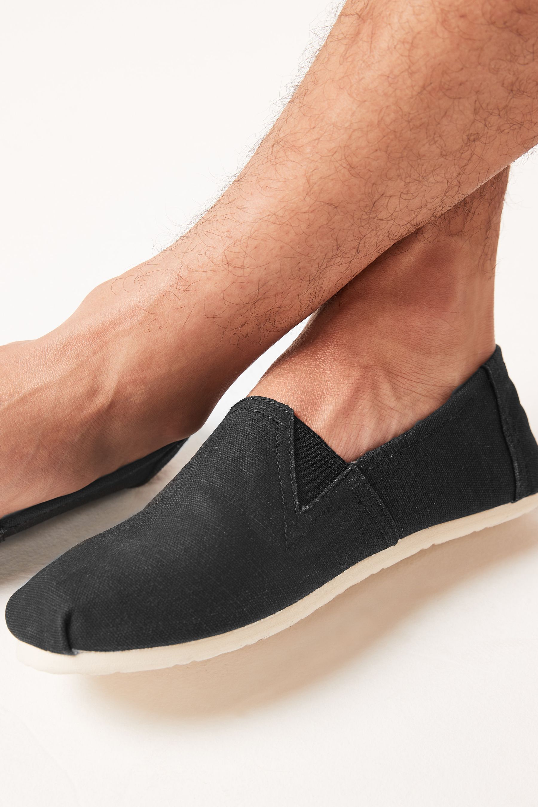 Canvas A-Line Slip-Ons