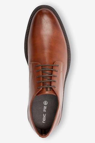 Contrast Sole Derby Shoes