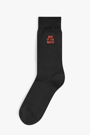 Embroidered Socks 5 Pack