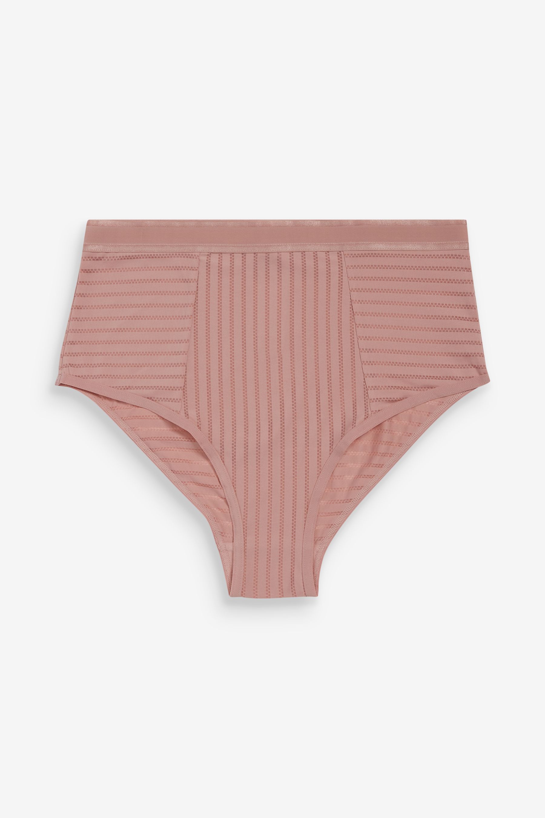 Stripe High Waist Knickers 2 Pack