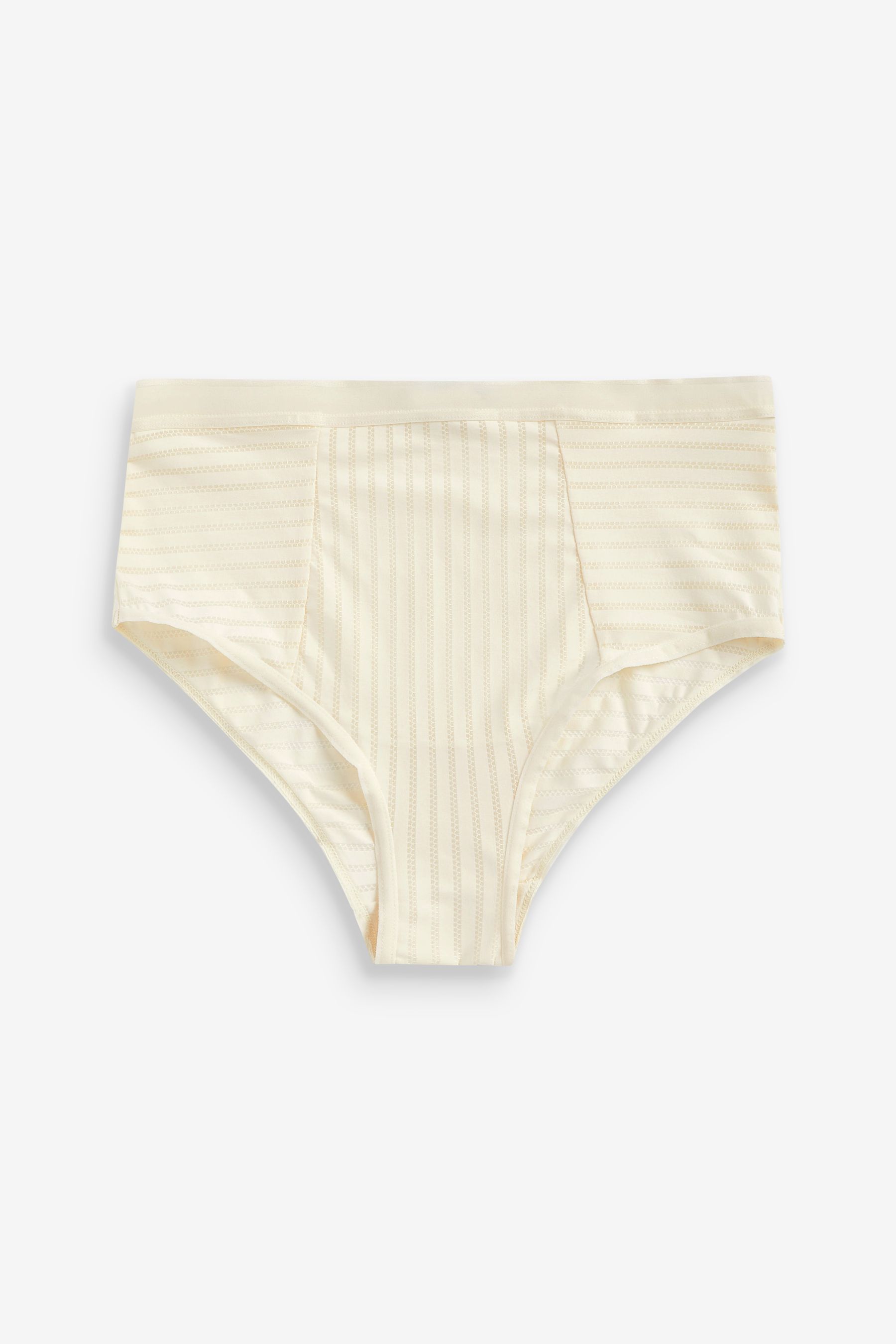 Stripe High Waist Knickers 2 Pack