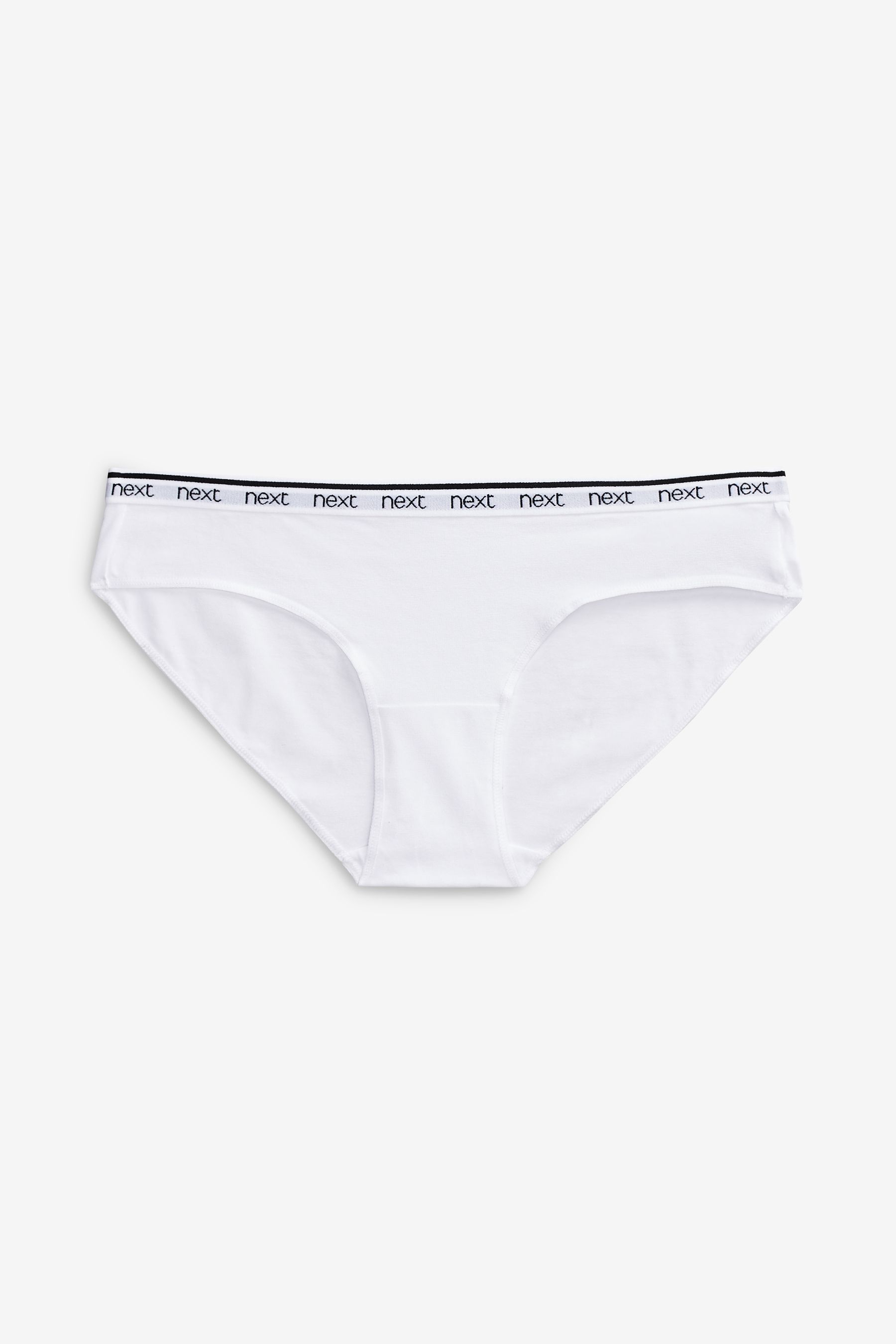 Cotton Rich Logo Knickers 4 Pack Bikini