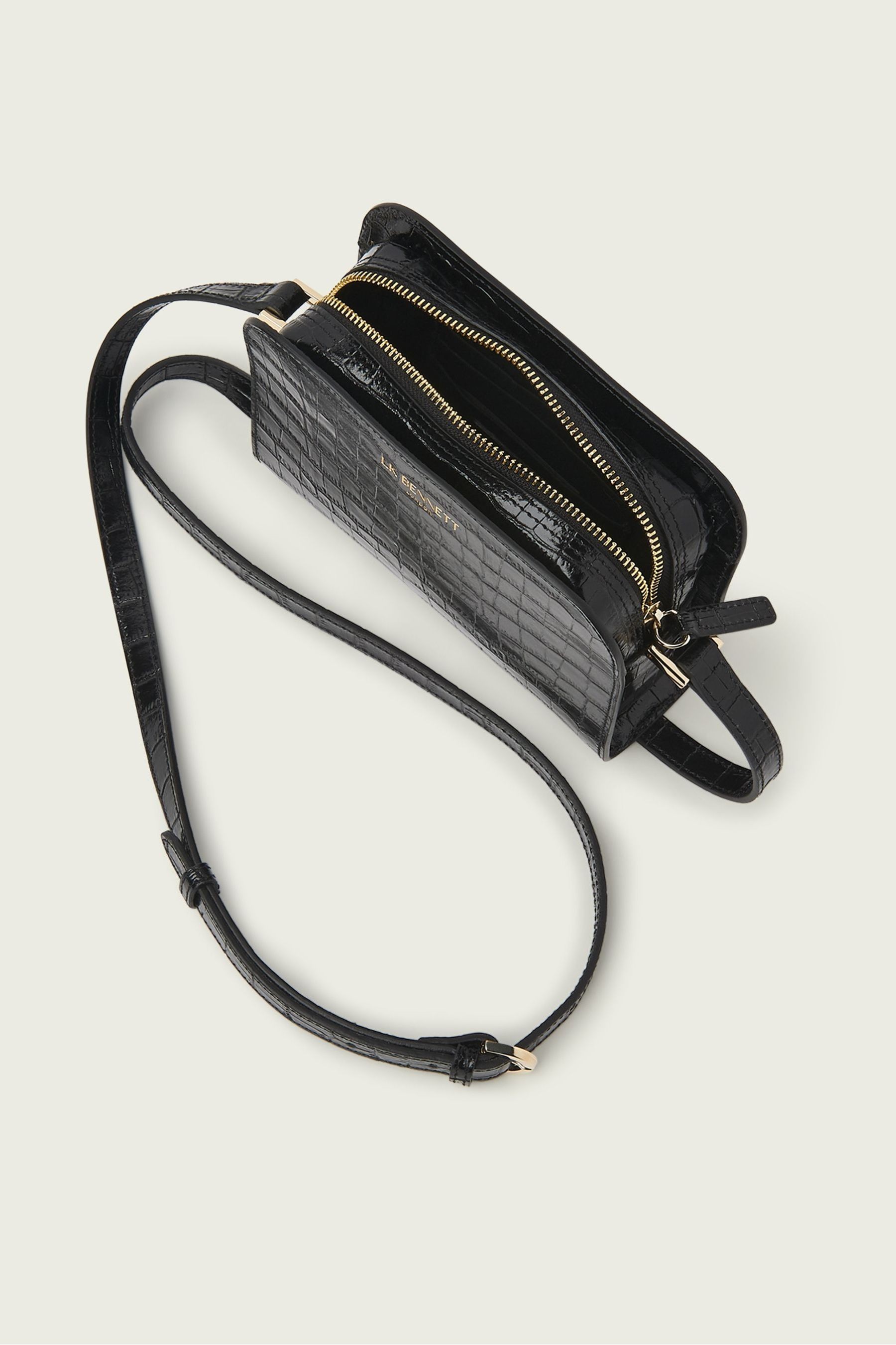 L.K.Bennett Black Marie Cross-Body Bag