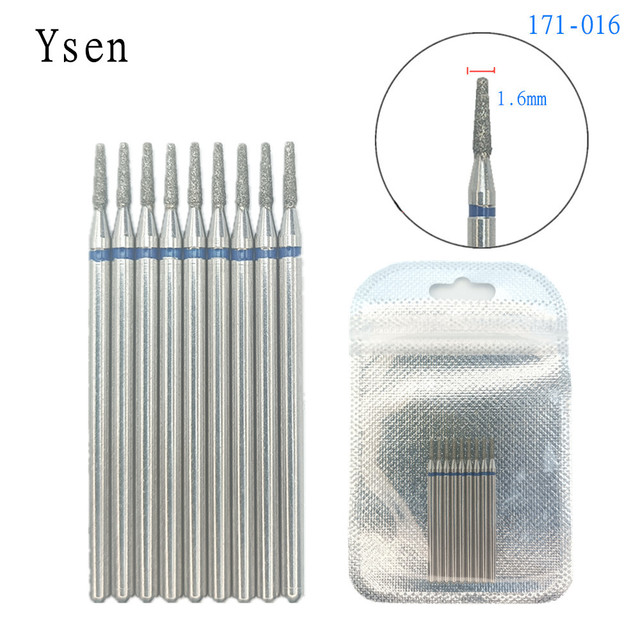 10pcsSet Diamond Nail Drill Bit Artery Electric Cutters For Pedicure Manicure Files Cuticle Burr Nail Tools Accessories