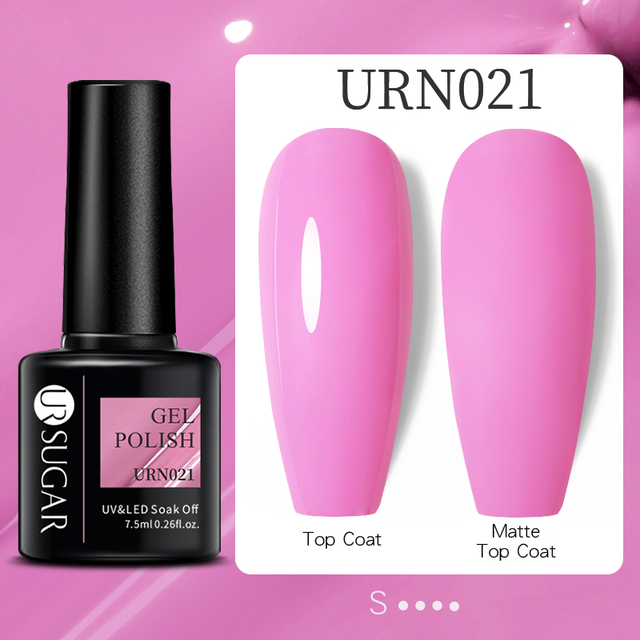 UR SUGAR 7.5ml Nude Pink Gel Nail Polish Soak Off UV LED Semi Permanent Gel Varnish All For Nails Art Design Manicure