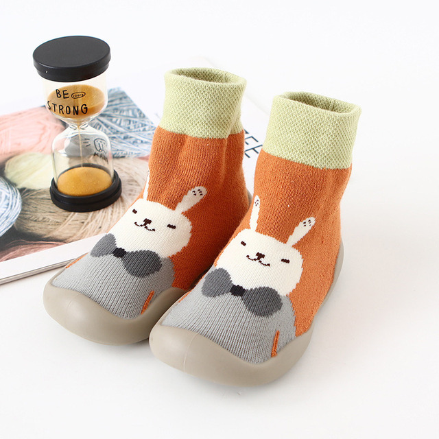 Baby Boy Girl Shoes Autumn Winter Spring Infant Nonslip Sock Baby Soft Rubber Sole Sock Toddler Shoes Anti-slip Floor Socks Shoes