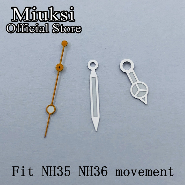 Miuksi-Luminous Wristwatch NH35 NH36 ETA 2836 2824 Miyota 8205 8215 821A Mingzhu DG 2813 3804