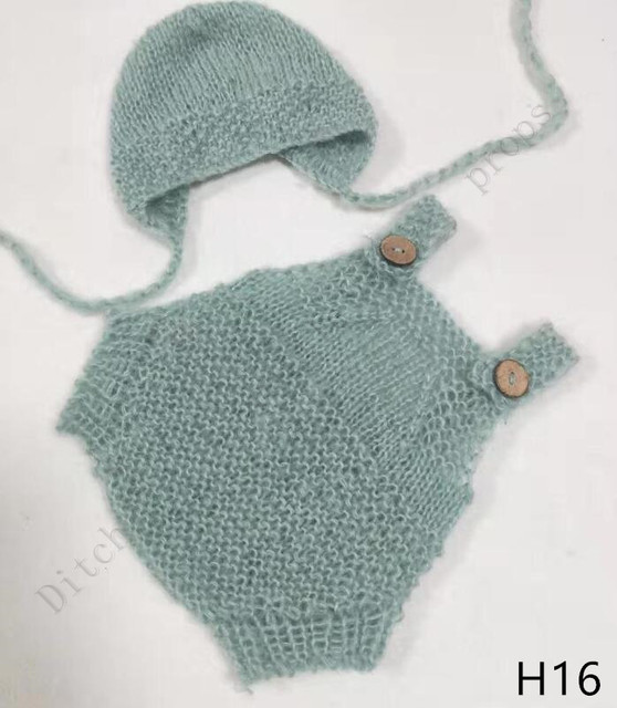 Newborn photography props, pants, hats, mohair woven props, newborn photography clothes